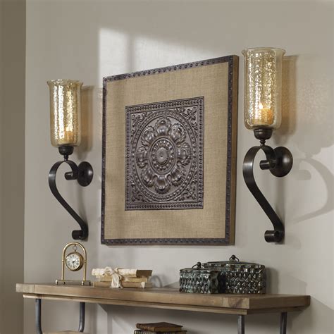 Joselyn Bronze Candle Wall Sconce By Uttermost