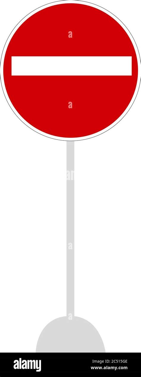 Stop Sign No Entry Sign Wrong Way Sign Stock Vector Image And Art Alamy
