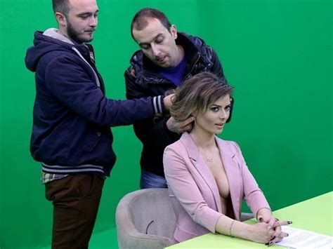 Albanian Newsreader Strips Down To Boost Viewers