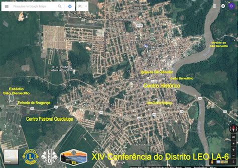 Distrito LEO LA Mapa de localização de Bragança Conferência Distrital Cf Google Maps