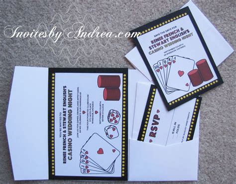 playing card invitation template casino royale