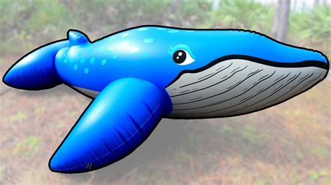 Classic Blue Whale Ride On From Horseplay Toys Inflation In Time Lapse