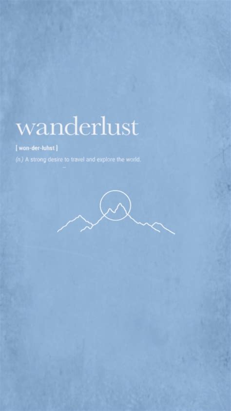 Wanderlust Wallpaper