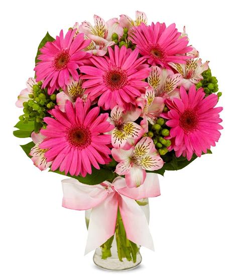 Playful Pink Gerbera Daisy Bouquet At From You Flowers