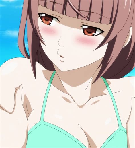 ikuno emiru nozoki ana highres screencap stitched third party edit 1girl bare shoulders