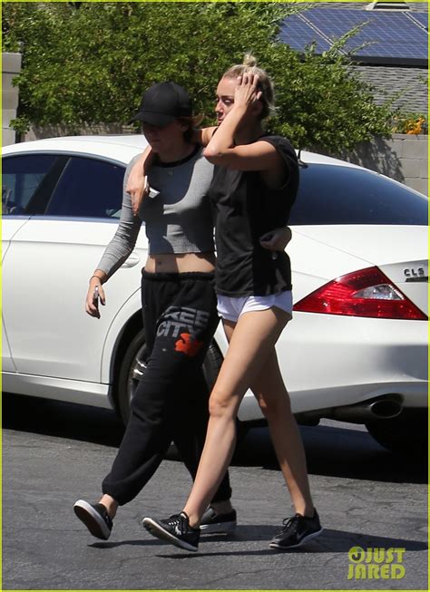 Full Sized Photo Of Miley Cyus Sister Noah Lunch 03 Miley Cyrus Hits Up Sister Noah For A Ride