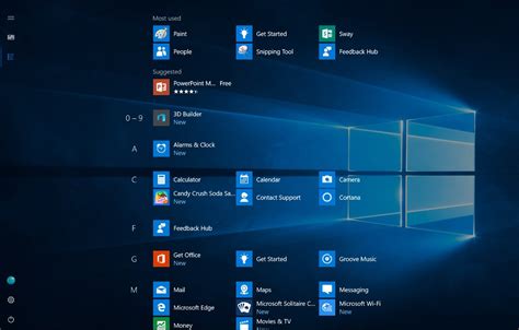 Windows 10 La Prochaine Build Proposera Un Nouveau Menu Démarrer Ginjfo