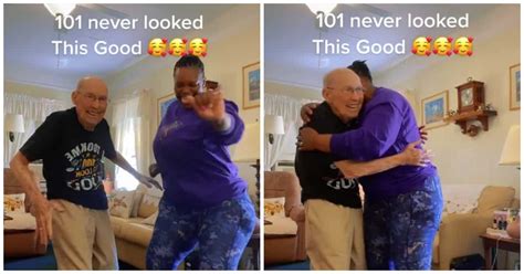 101 Year Old Man Dances On Tiktok With Pretty Woman Video Goes Viral On Social Media Yencomgh