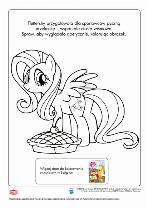Kolorowanki przedstawiają kolejno następujące prawa: My Little Pony - Wydawnictwa Ameet - Kolorowanki, Czas Dzieci