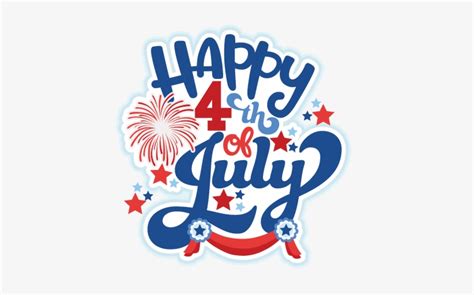 Happy 4th Of July Title Cute Svg Cut Files Svg Scrapbook - Happy 4th Of