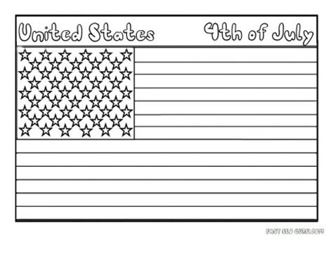 You can also print out and color this coloring page. Printable Flag of United States coloring page for kids ...