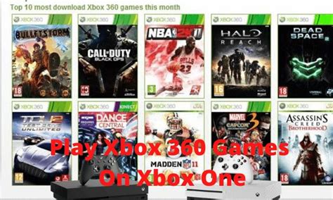 List Of Xbox 360 Games You Can Play On Xbox One Playing Xbox Xbox