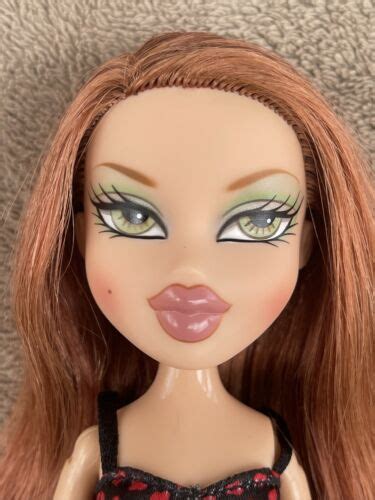 Bratz Doll Head Gamez Rina Auburn Hair Ebay