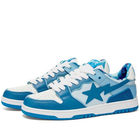 A Bathing Ape Sk8 Sta 22 Blue End Be