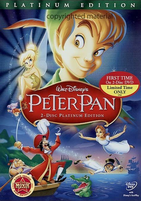 Peter Pan Platinum Edition Dvd 1953 Dvd Empire