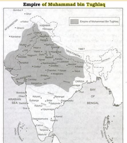Alauddin Khilji Empire Map