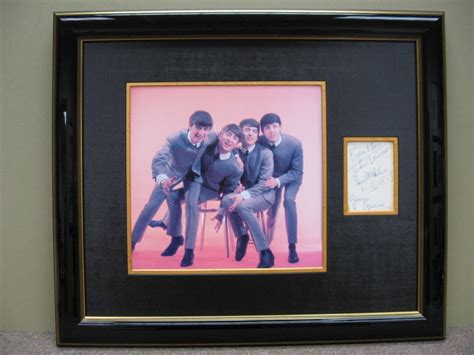 The Beatles Four Autographed Greatest Collectibles