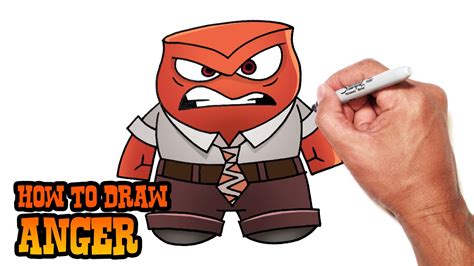 How To Draw Anger Inside Out Youtube