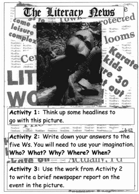 There's this one that explains the concept of the inverted news. Newspaper homework ks2 - reportz60.web.fc2.com