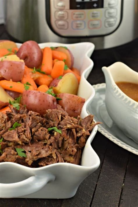 Plus, the meat comes out so amazingly tender! The BEST Instant Pot Pot Roast Recipe