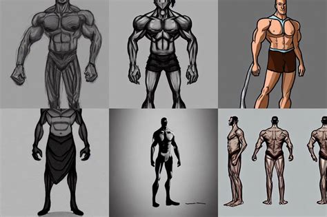 Concept Art Of A Tall Muscular Man Arthub Ai