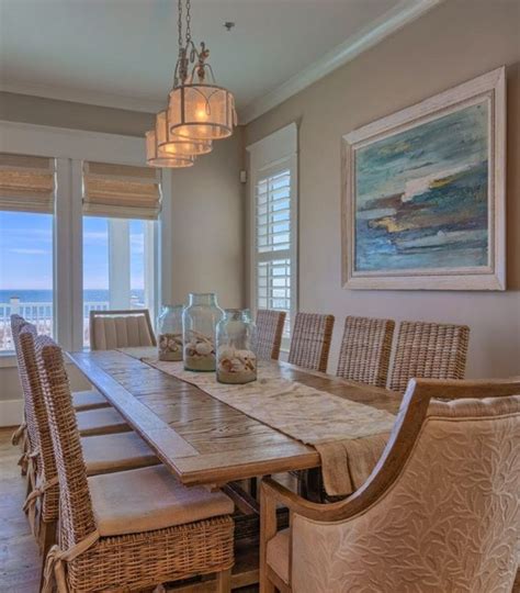 Beautiful Beach Themed Dining Room Ideas 38 Coastal Dining Room