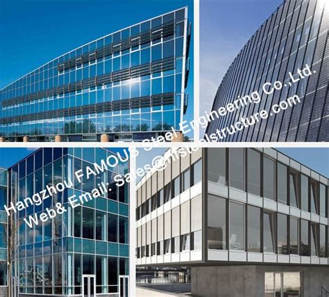 Pre Glazed Double Skin Unitized Glass Facade Curtain Wall Hidden Frame Design And Installation