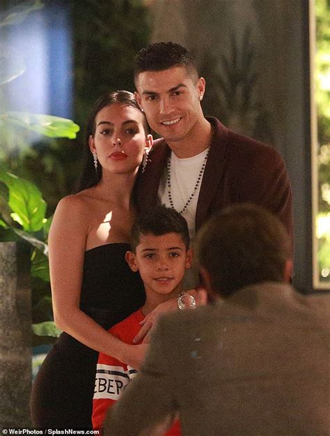Cristiano Ronaldo Joins Girlfriend Georgina Rodriguez And His Son For Swanky London Dinner