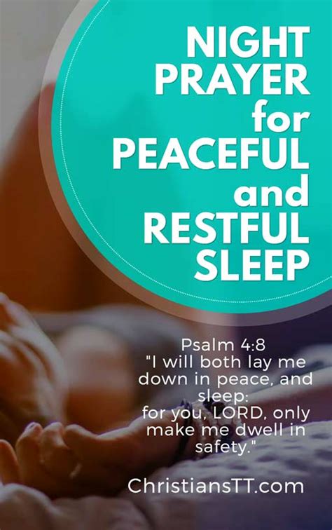 Good Night And Evening Prayer For Peaceful And Restful