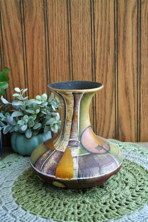 Mid Century Modern Pottery Vase Beautiful Etsy In 2021 Modern