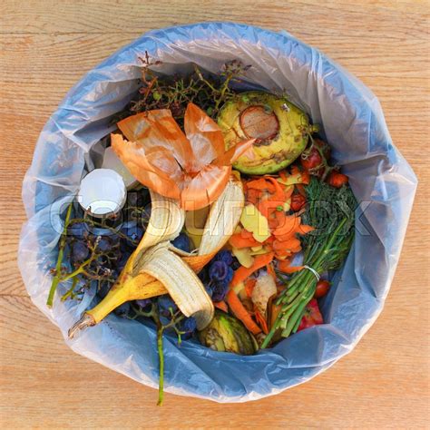 Domestic Waste For Compost From Fruits Stock Image Colourbox