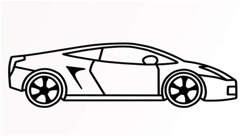 Learn how to draw a simple cartoon motorcycle with simple shapes and a taste for high speed! How to draw a Lamborghini car easy step by step - YouTube