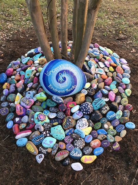 Vincents Legacy Kindness Rocks💚 🏻 On Twitter Rock Painting Designs