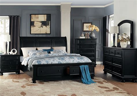 Get a good night's rest with my fusion! Laurelin Black Queen Storage Set