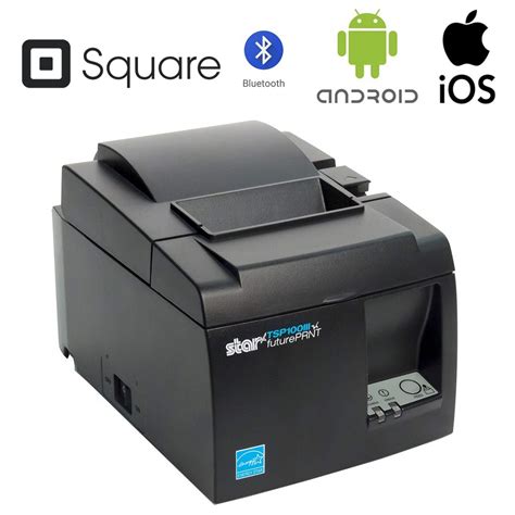 Square Receipt Printer Star Micronics Tsp143iii Bluetooth For Android