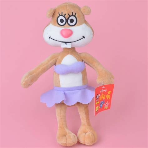 Sandy Cheeks Squirrel Baby Kids Doll T Lovely Stuffed Plush Toy 25cm