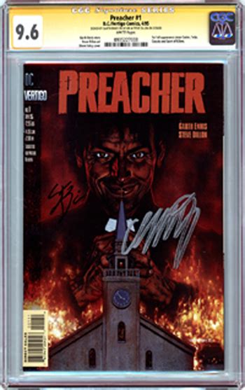 Signature Series Signing Garth Ennis And Steve Dillon Cgc