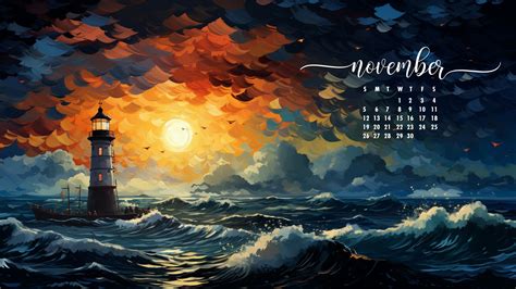 Download November Calendar Wallpaper Best Desktop Phone Background By