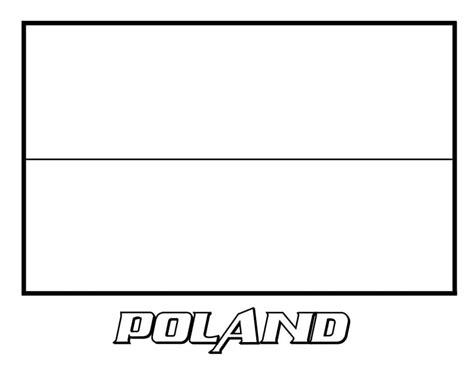 Poland Coloring Pages Coloringlib