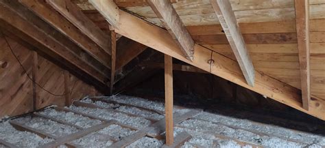 Attic Roof Rafterbeam Joint Pulling Apart And Sagging Home