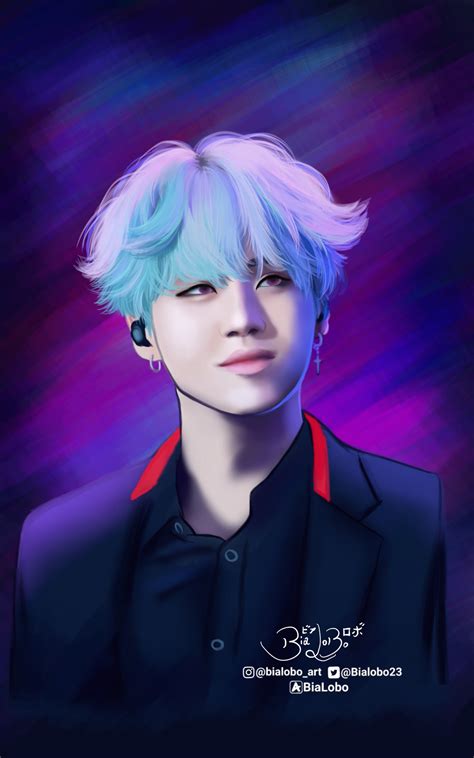 ⊱hope y'all are doing great! Suga BTS Fanart byBiaLobo by BiaLobo on DeviantArt