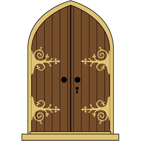 Fun And Colorful Cartoon Door Clipart Adding Whimsy To Your Designs