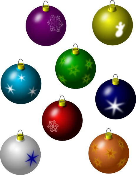 Christmas Ornaments Clip Art At Vector Clip Art Online