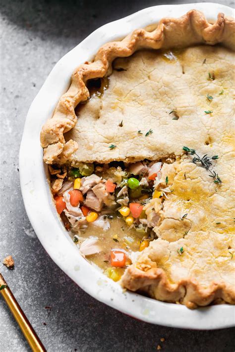 Turkey Pot Pie Easy Leftover Turkey Recipe Well Plated Healthy Mind
