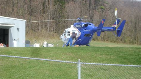 Geisinger Life Flight Just Dropped Off His Crew At The Med Flickr