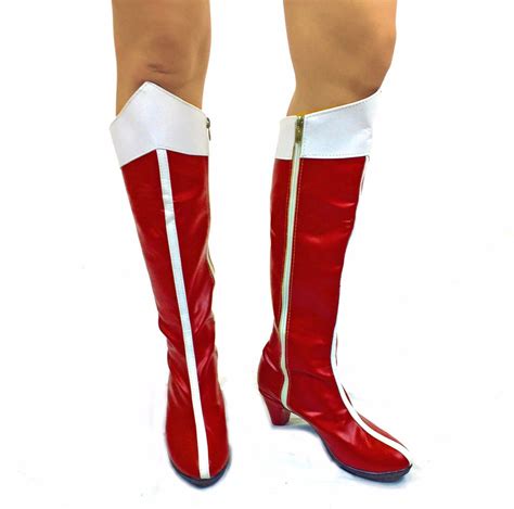 Classic Wonder Woman Costume Boots Costume Rebel