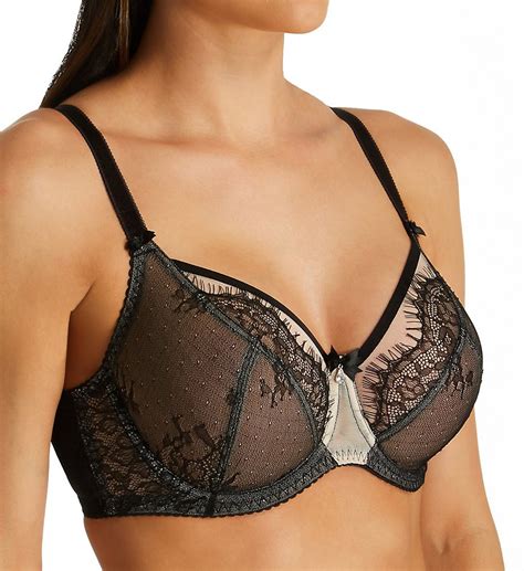 Fit Fully Yours Ava See Thru Lace Bra Black Bras And Honey Usa