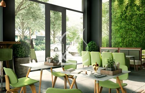 Eco Friendly Restaurant Interior Design For Aventura In