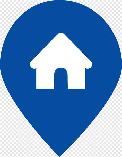 Logo Rumah Prancis Computer Icons Home Ikon Lokasi Biru Sudut Png