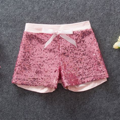 2018 Summer Baby Girl Shorts Cotton Bow Girl Sequins Shorts European